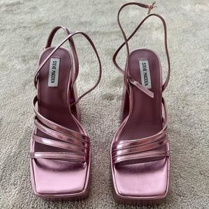 Steve Madden – Thorne Pink Metallic Heels